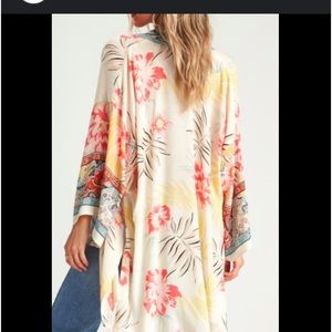 Floral kimono NWOT never worn